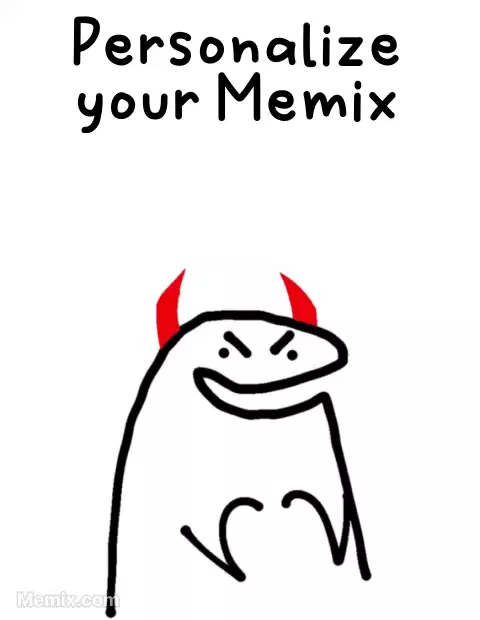 Flork Demon Meme Sticker in 2023