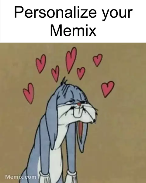 Bugs Bunny Exhausted Heart Meme, GIF - Share with Memix