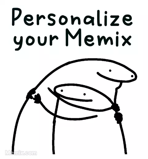 Black and White Flork Meme Friend