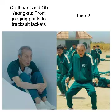 Oh Il-nam and Oh Yeong-su: From jogging pants to tracksuit jackets meme