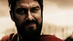 Red cape, serious face, and a point - just another day in the life of King Leonidas meme