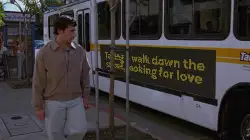 Taking a walk down the street, looking for love meme