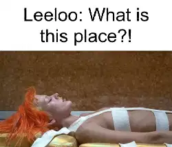 Leeloo: What is this place?! meme