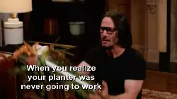 When you realize your planter was never going to work meme