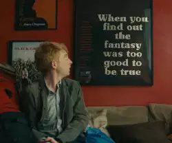 When you find out the fantasy was too good to be true meme