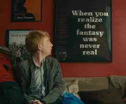 When you realize the fantasy was never real meme