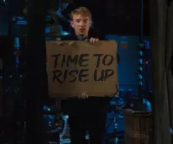 Time to rise up meme