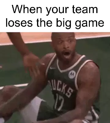 When your team loses the big game meme