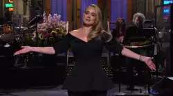 Adele Bows On SNL Stage 