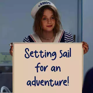 Setting sail for an adventure! meme