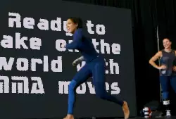 Ready to take on the world with MMA moves meme