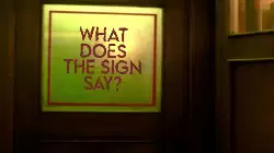 What does the sign say? meme