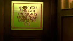 When you find out the sign is more than meets the eye meme