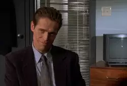 When you just can't contain your enjoyment of the American Psycho film meme