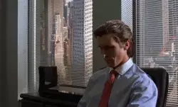 Patrick Bateman: "I'm not sure I want to know the answer" meme