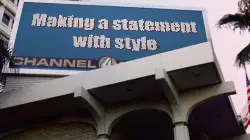 Making a statement with style meme