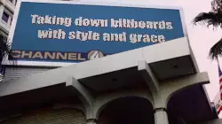 Taking down billboards with style and grace meme