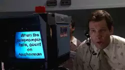 When the teleprompter fails, count on Anchorman meme
