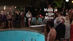 Ron Burgundy Jumps Into Pool 