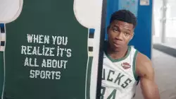 When you realize it's all about sports meme