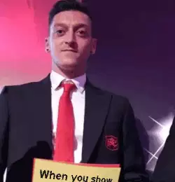 When you show off your Arsenal loyalty in style meme
