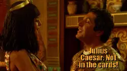 Julius Caesar: Not in the cards! meme