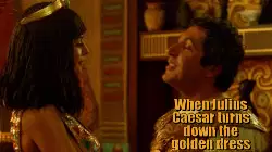 When Julius Caesar turns down the golden dress meme
