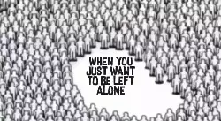 When you just want to be left alone meme