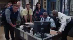 Captain Holt: When you're trying your best to keep it together meme
