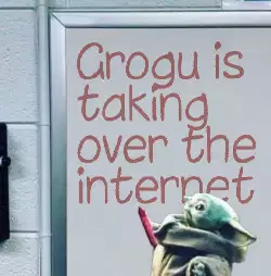 Grogu is taking over the internet meme