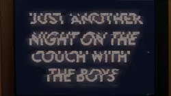 Just another night on the couch with the boys meme