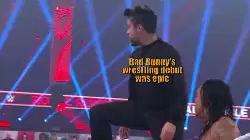 Bad Bunny's wrestling debut was epic meme