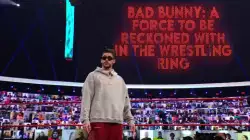 Bad Bunny: A force to be reckoned with in the wrestling ring meme