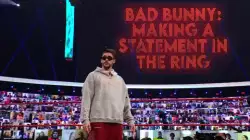 Bad Bunny: Making a statement in the ring meme