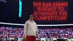 The Bad Bunny is ready to dominate the competition! meme