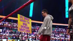 Bad Bunny shows the WWE Universe who's boss meme