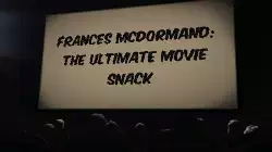 Frances McDormand: the ultimate movie snack meme