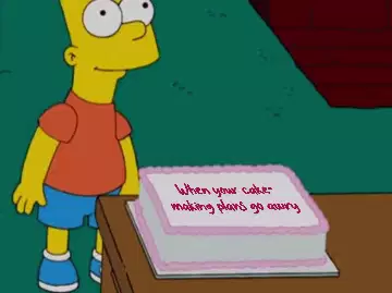 When your cake-making plans go awry meme