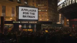 Applause for The Batman meme