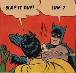 Slap it out! meme