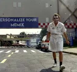 Joker Walks Away From Hospital Explosion 