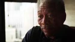 Morgan Freeman Smirks In Office 