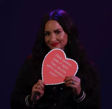 Demi Lovato said it best: "Fall in love with yourself first" meme