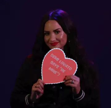 Demi Lovato says "Be Mine"! meme
