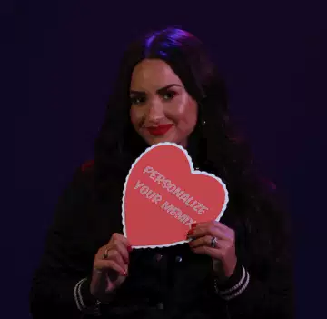 Demi Lovato Rotates Heart 