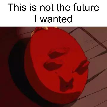 This is not the future I wanted meme