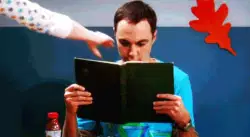 Sheldon Cooper Reads Comic 