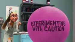 Experimenting with caution meme