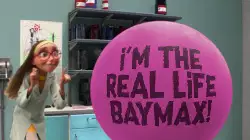 I'm the real life Baymax! meme