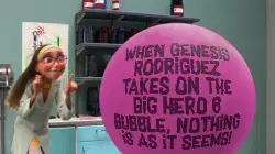 When Genesis Rodriguez takes on the Big Hero 6 bubble, nothing is as it seems! meme